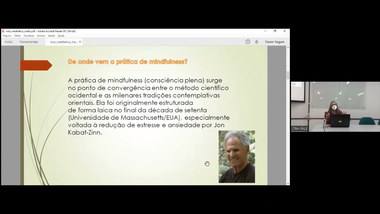Live, Palestra: Mindfulness na Educação Superior: Práticas Contemplativas Laicas